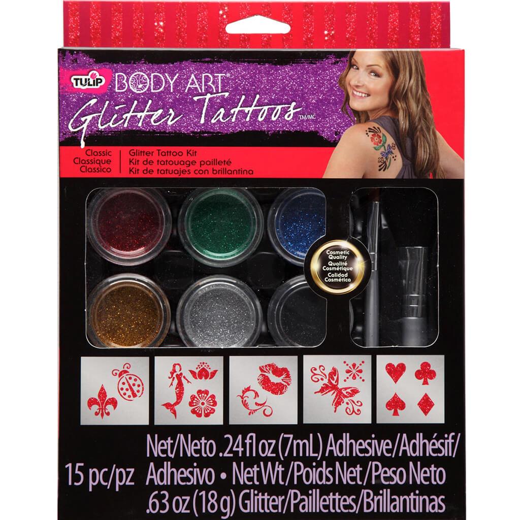 Tulip Body Art Glitter Tattoo Kit Classic