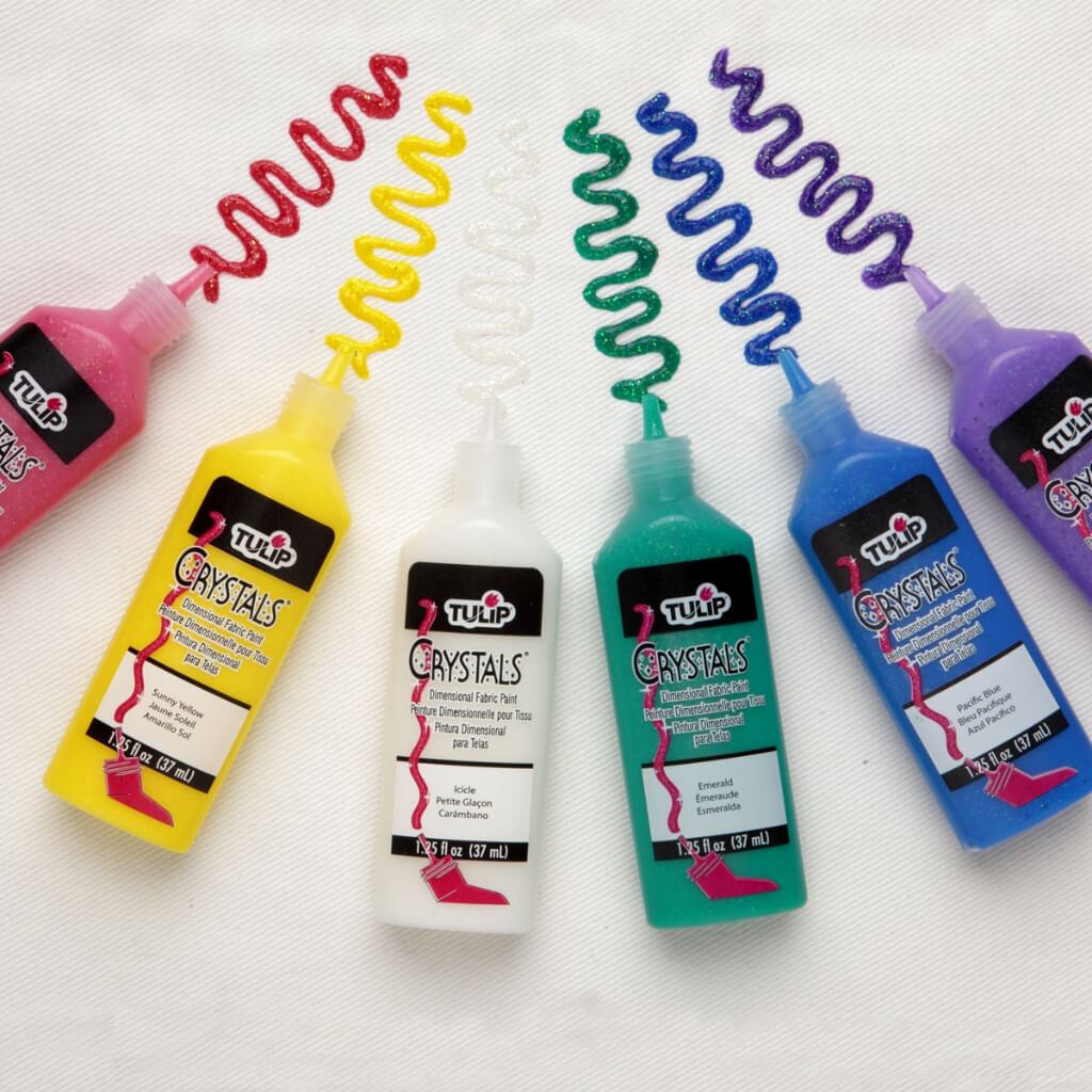 TULIP DIMENSIONAL CRYSTALS 3D FASHION PAINT 6PK