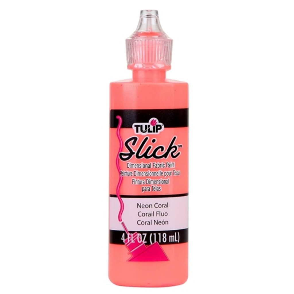 Dimensional Fabric Paint Slick 4oz Neon Plum