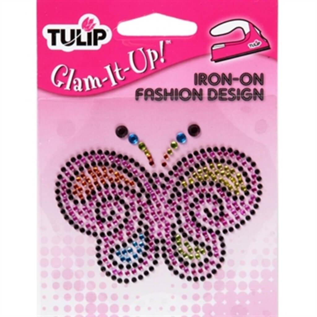 Tulip Express Yourself Iron on Designs Bright Butterfly