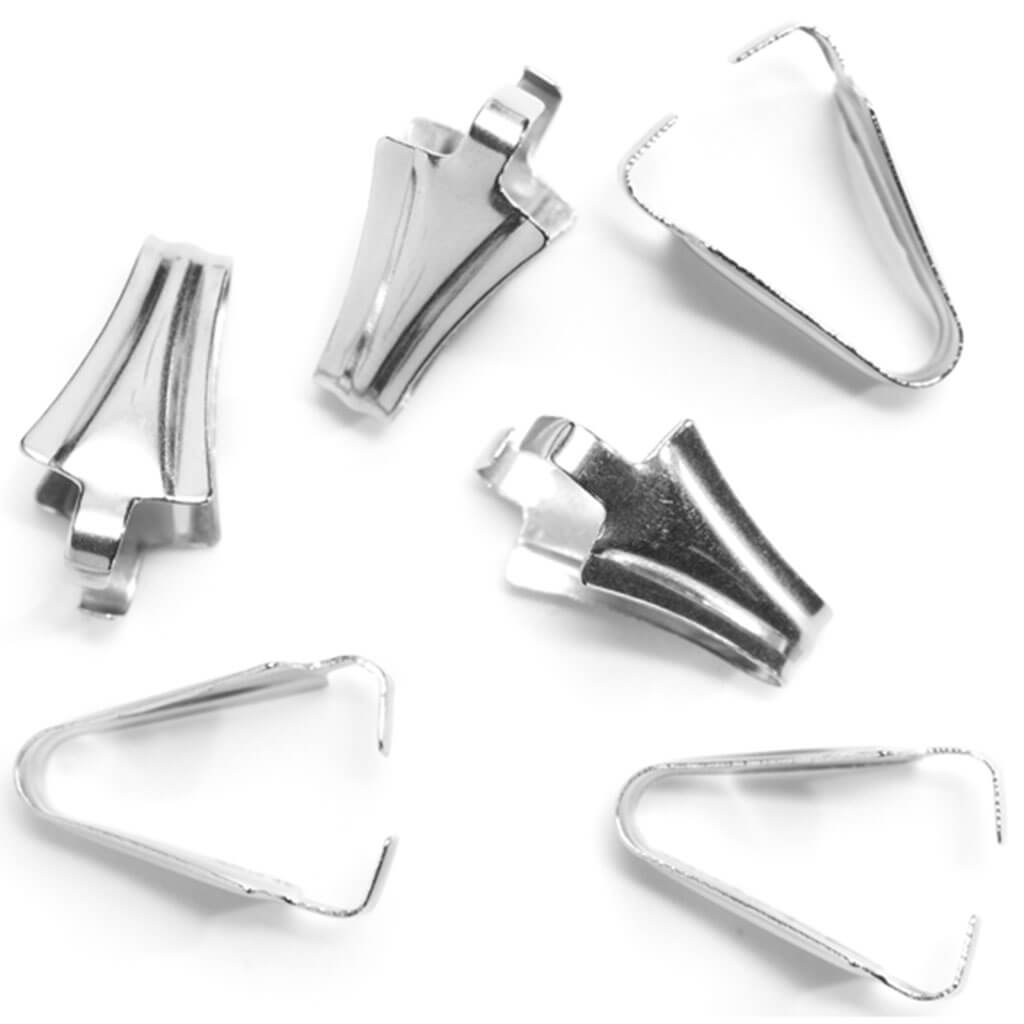 Stainless Steel Elegance Bail 6pc 16 x 8mm