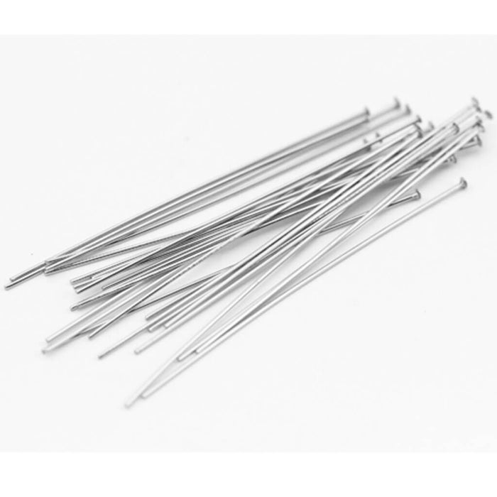 Stainless Steel Elegance Head Pin 24pc 2.5in