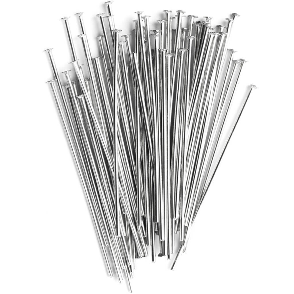 Stainless Steel Elegance Head Pin 55pc 35mm