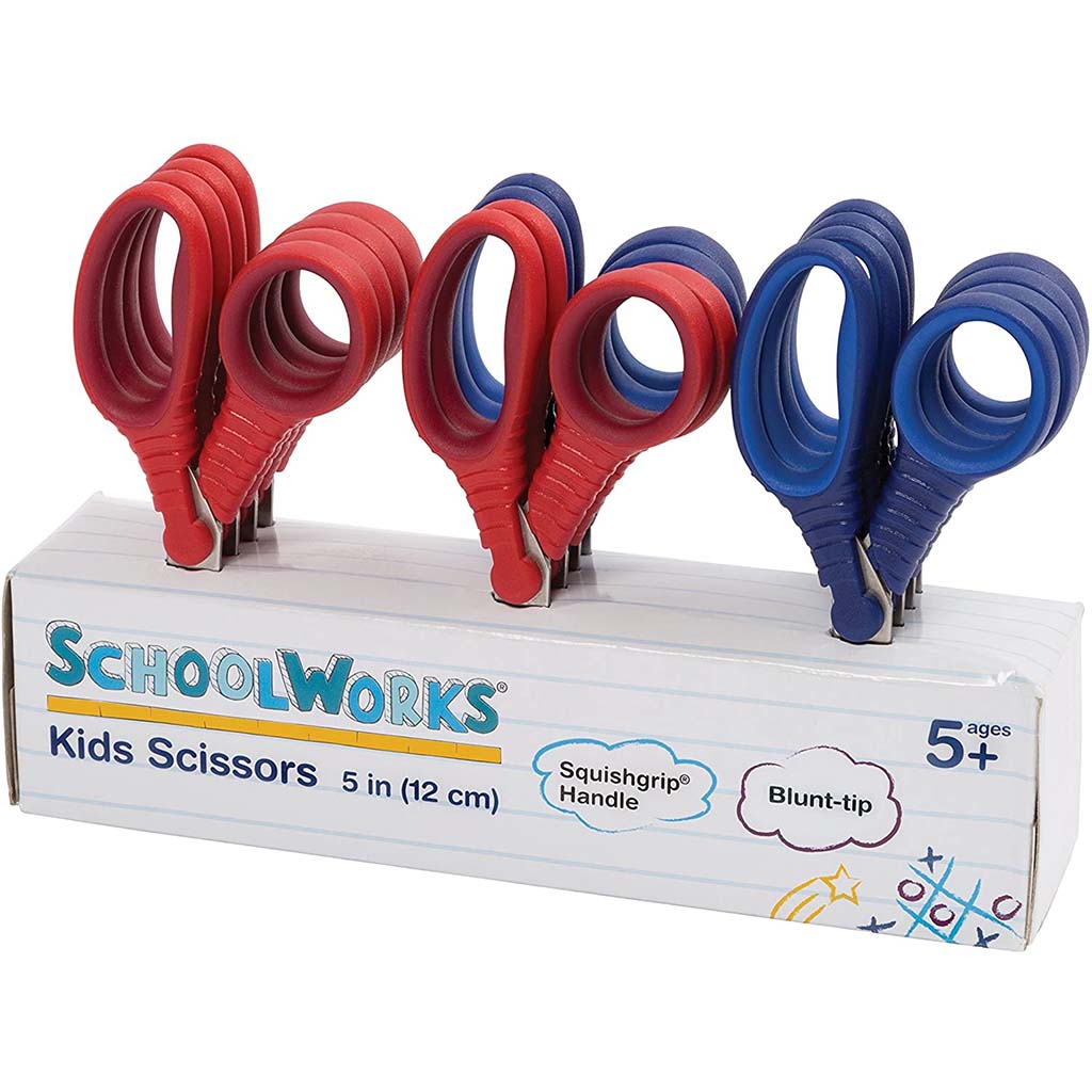 School Works Children's Scissors Pack 5in