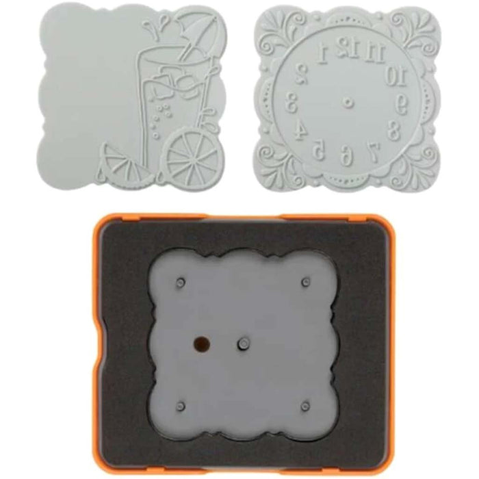 Curvy Square Design Set Complex Pattern Medium 