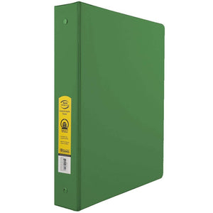 Bazic 3-Ring Binder with 2-Pockets 1.5in