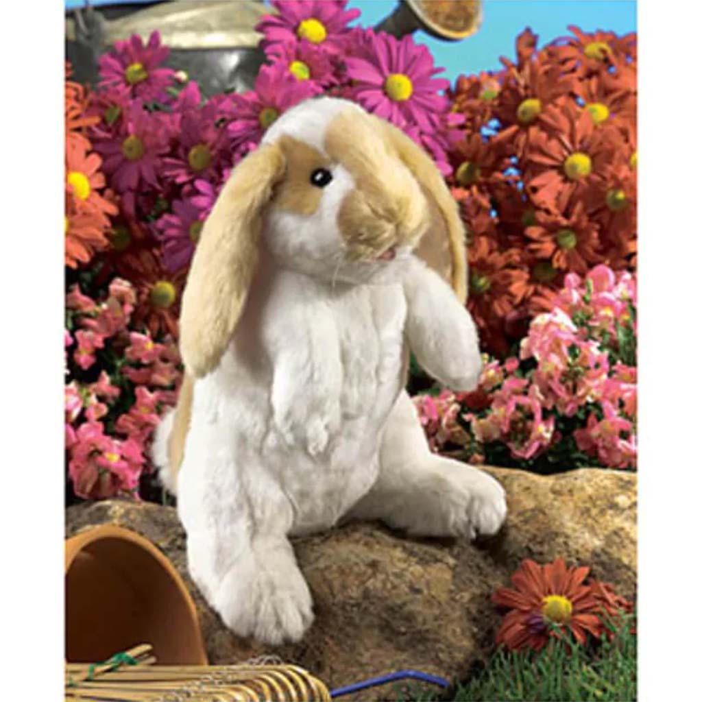 Standing Lop Rabbit Puppet 