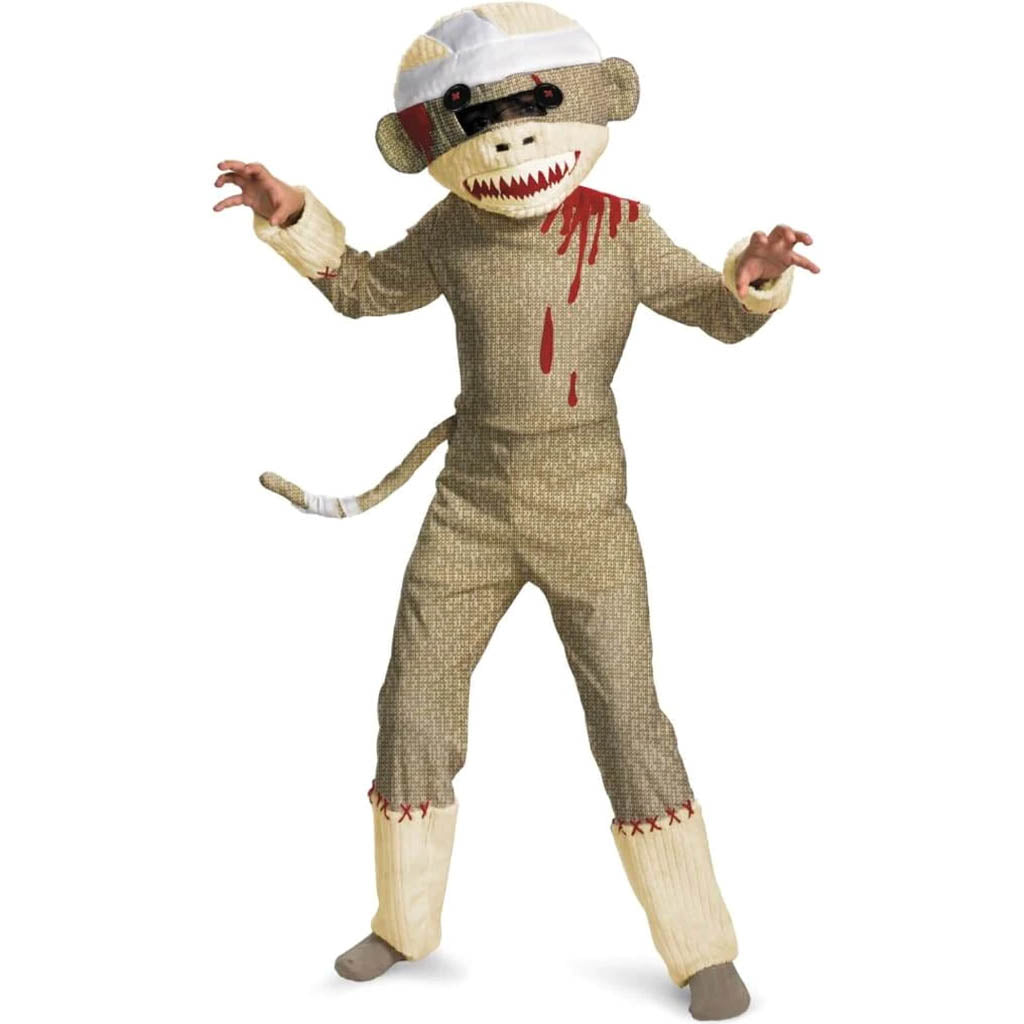 Zombie Sock Monkey Costume 