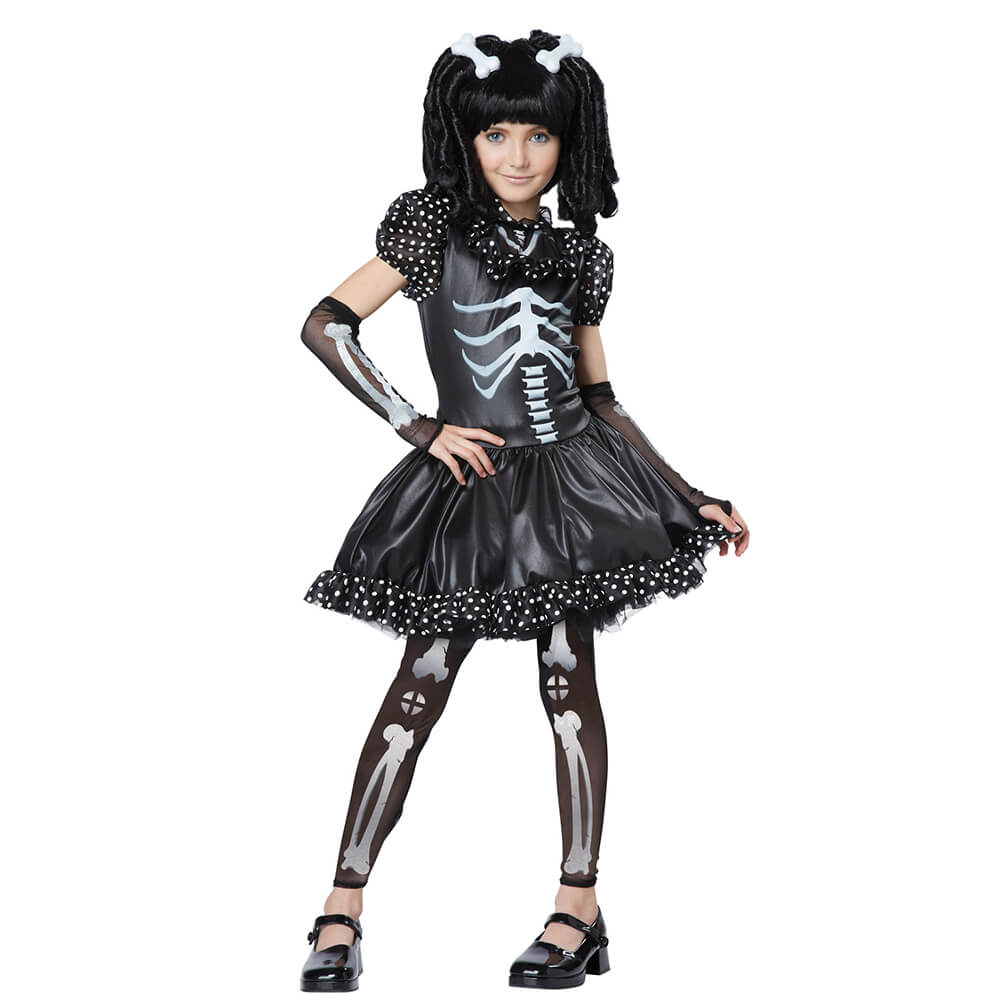 Skeleton Girl Child Costume