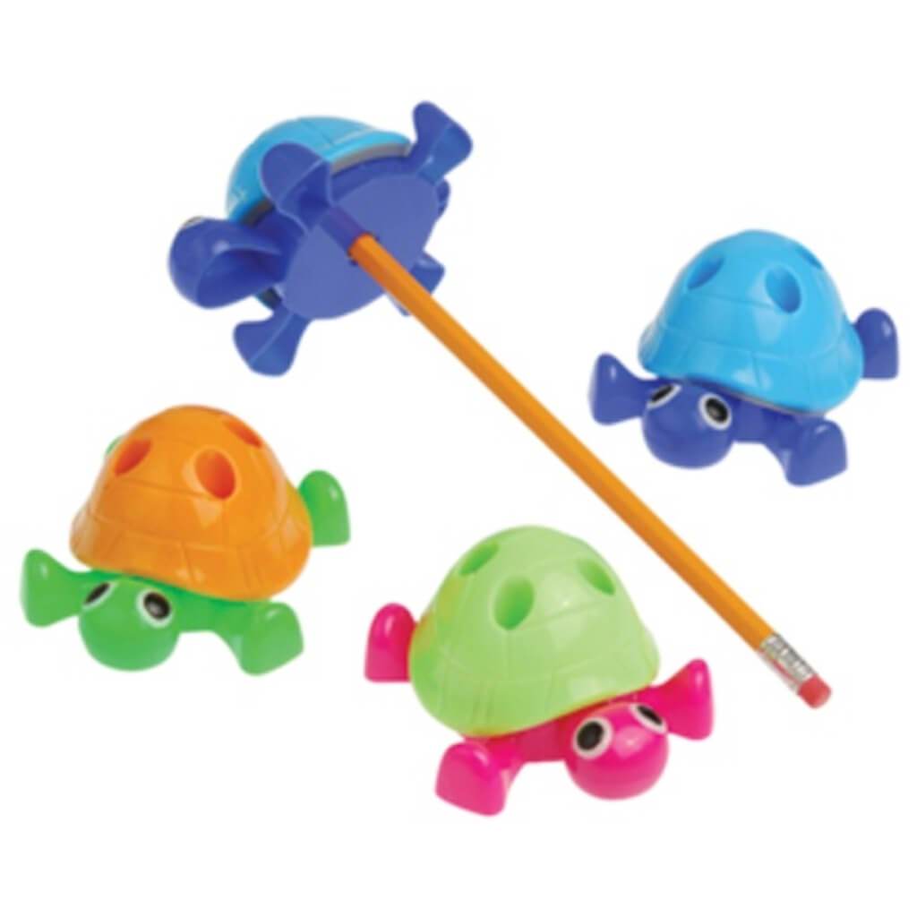 Assorted Color Turtle Theme Pencil Sharpeners 