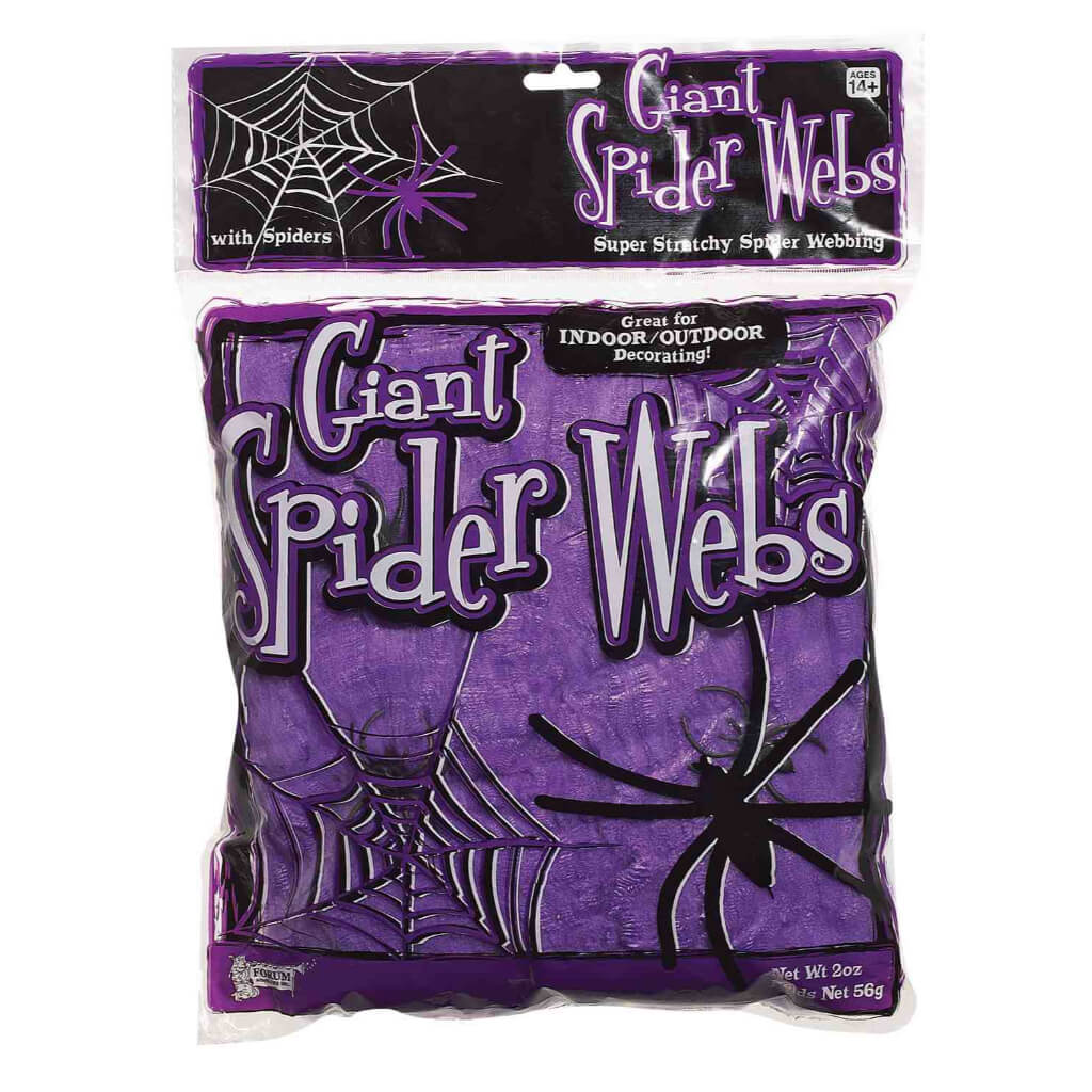 GIANT SPIDER WEBS PURPLE 