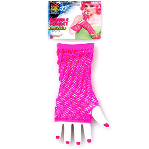 Double Fishnet Gloves
