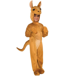 Plush Kangaroo Jumpsuit Costume