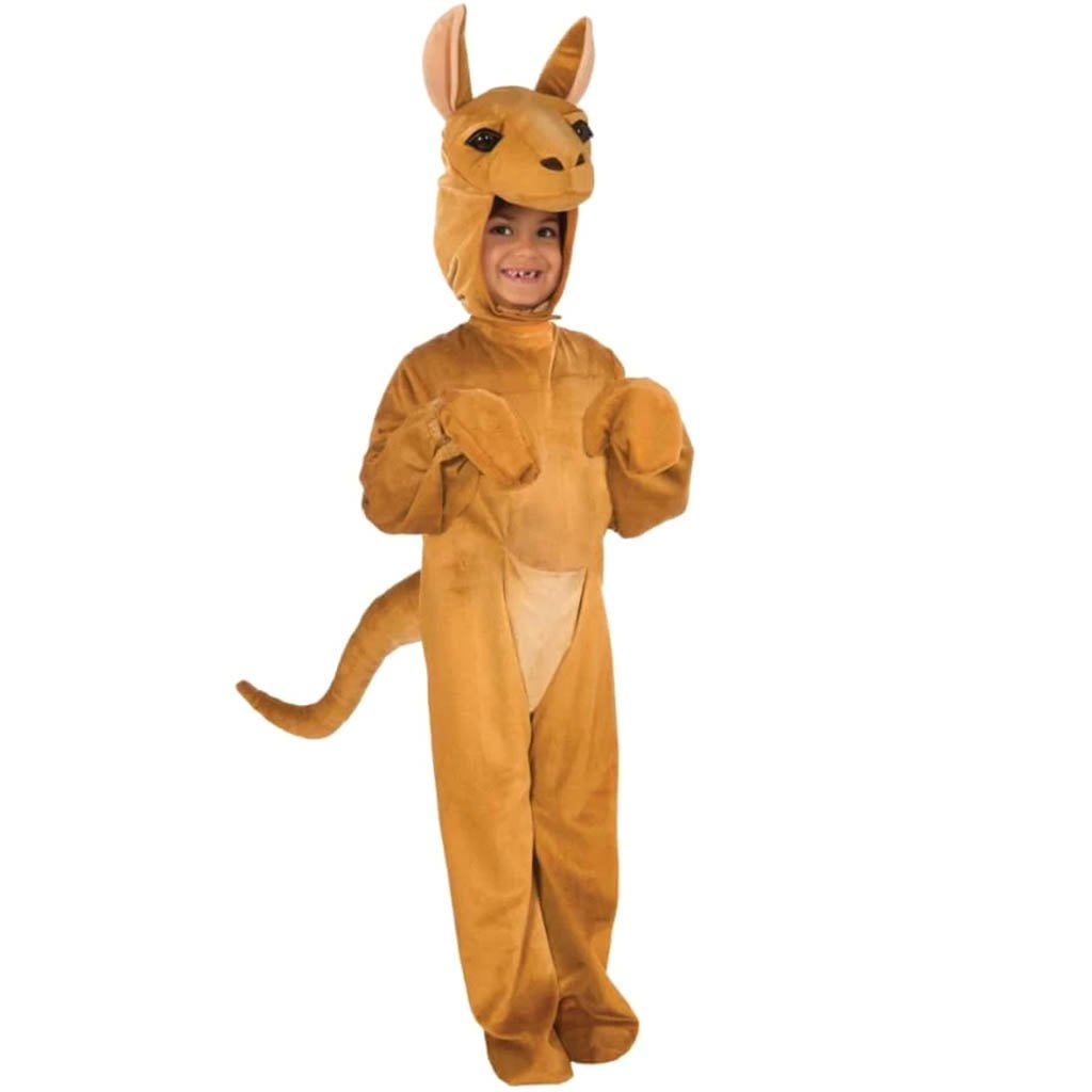 Plush Kangaroo Jumpsuit Costume