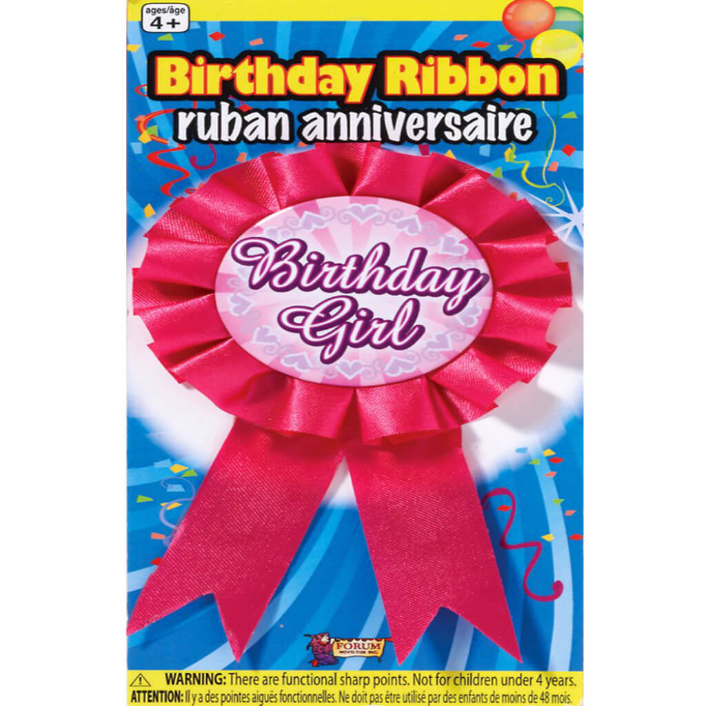 AWARD RIBBON-BIRTHDAY GIRL 