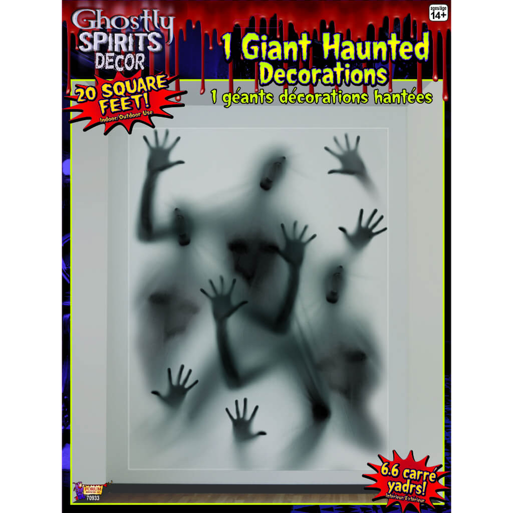 GHOSTLY SPIRITS JUMBO DECOR 4'X5.3' 