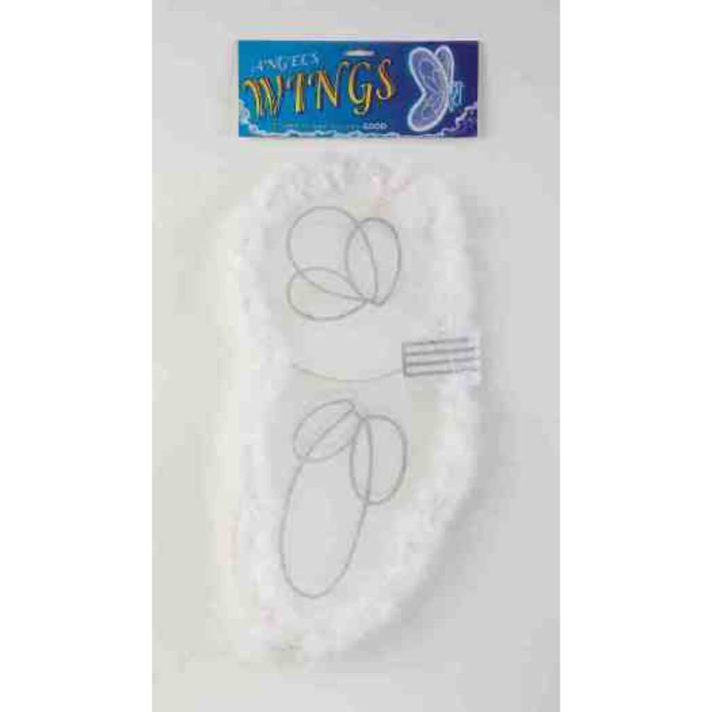 Angel Wings with Marabou Trim 