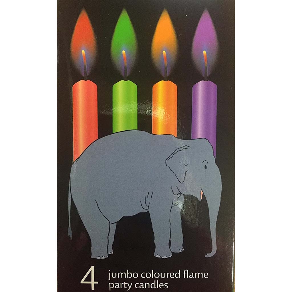 Jumbo Colored Faerie Flame Candles Pack