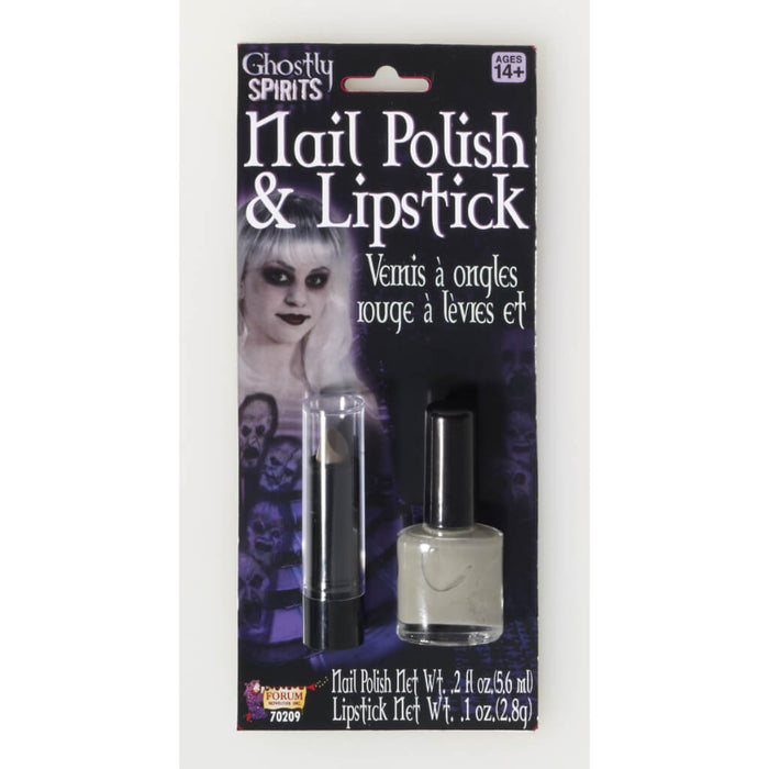 Ghostly Spirits Nail Polish & Lipstick White