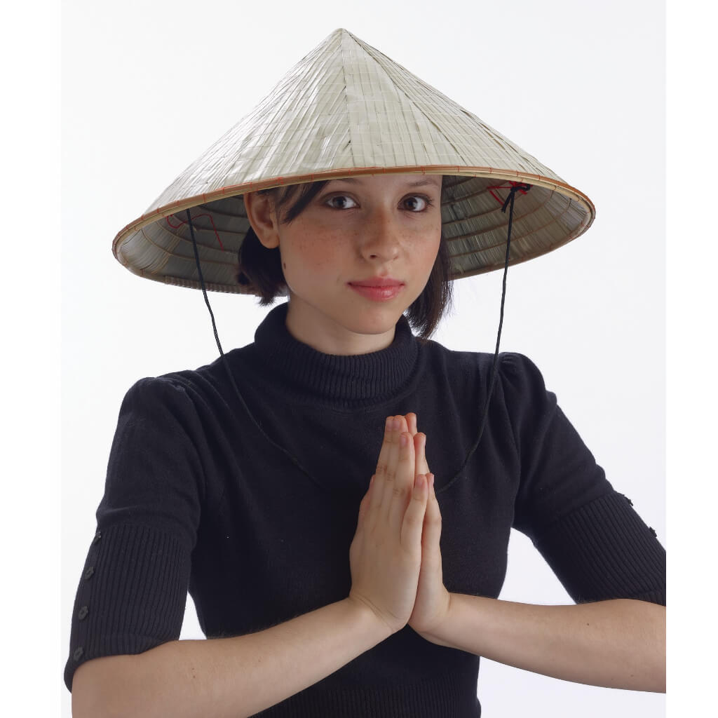 Chinese Bamboo Pointed Hat