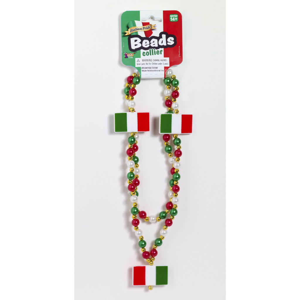 ITALIAN FLAG BEADS 