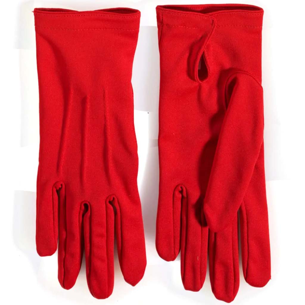 Short Colored Gloves