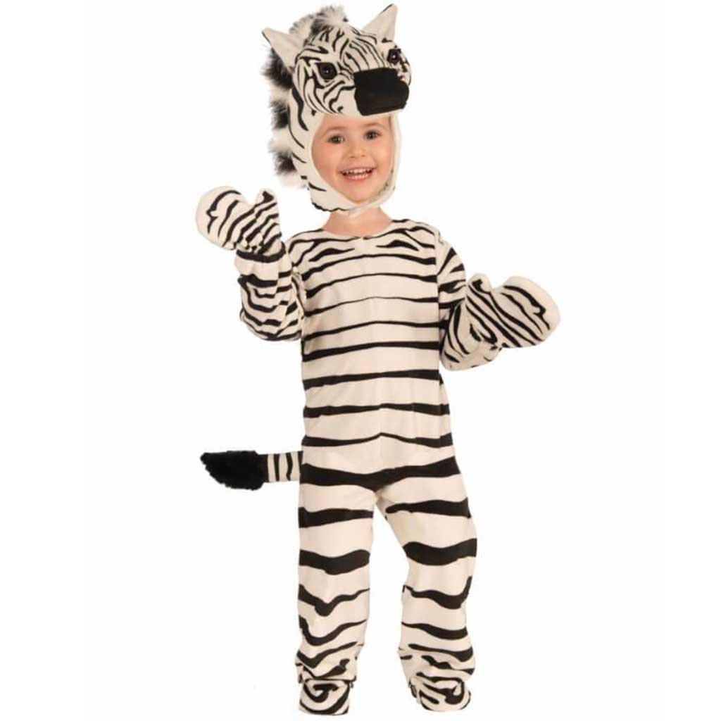 Plush Zebra Costume 4-6 Small