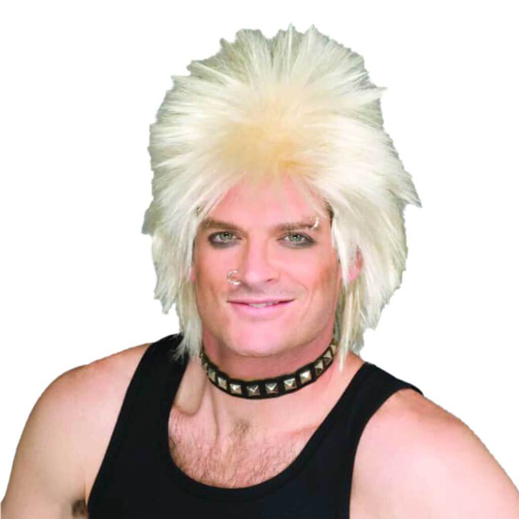 80&#39;s Rock Idol Adult Wig