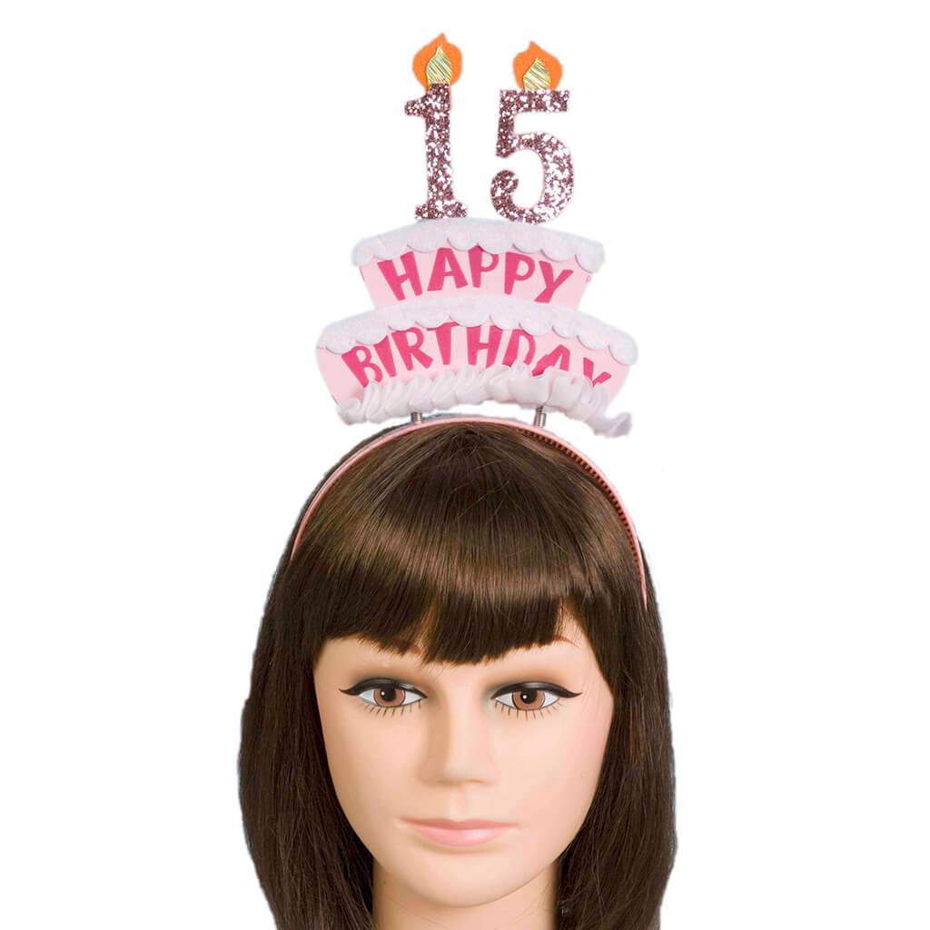 BIRTHDAY CAKE HEADBAND 15 