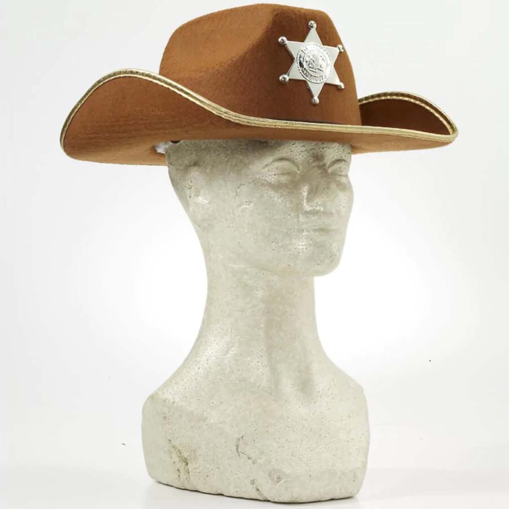 Cowboy Hat with Badge