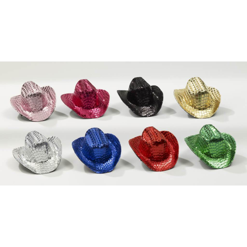 Mini Sequin Cowboy Hat