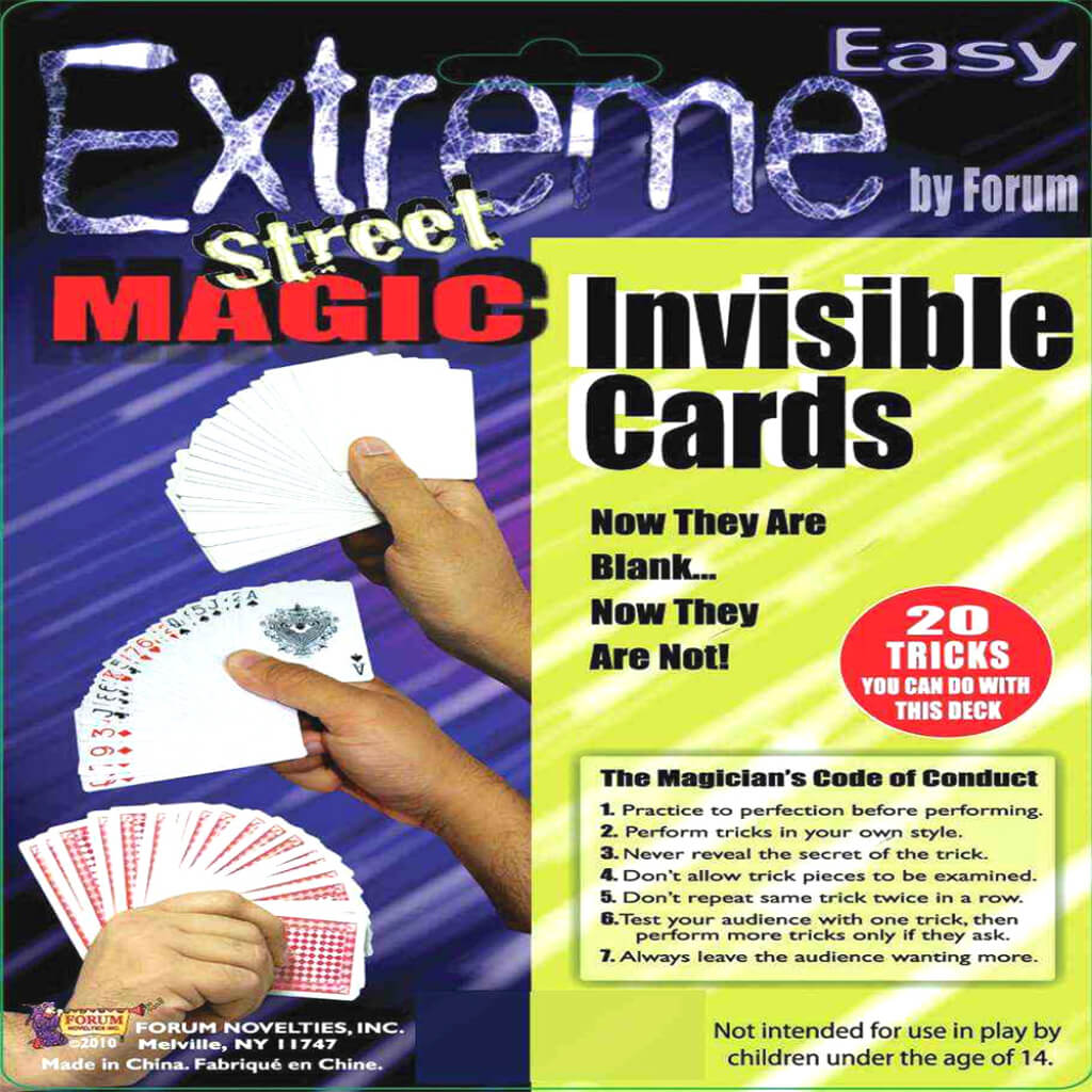 EXTREME STREET INVISIBLE CARDS 