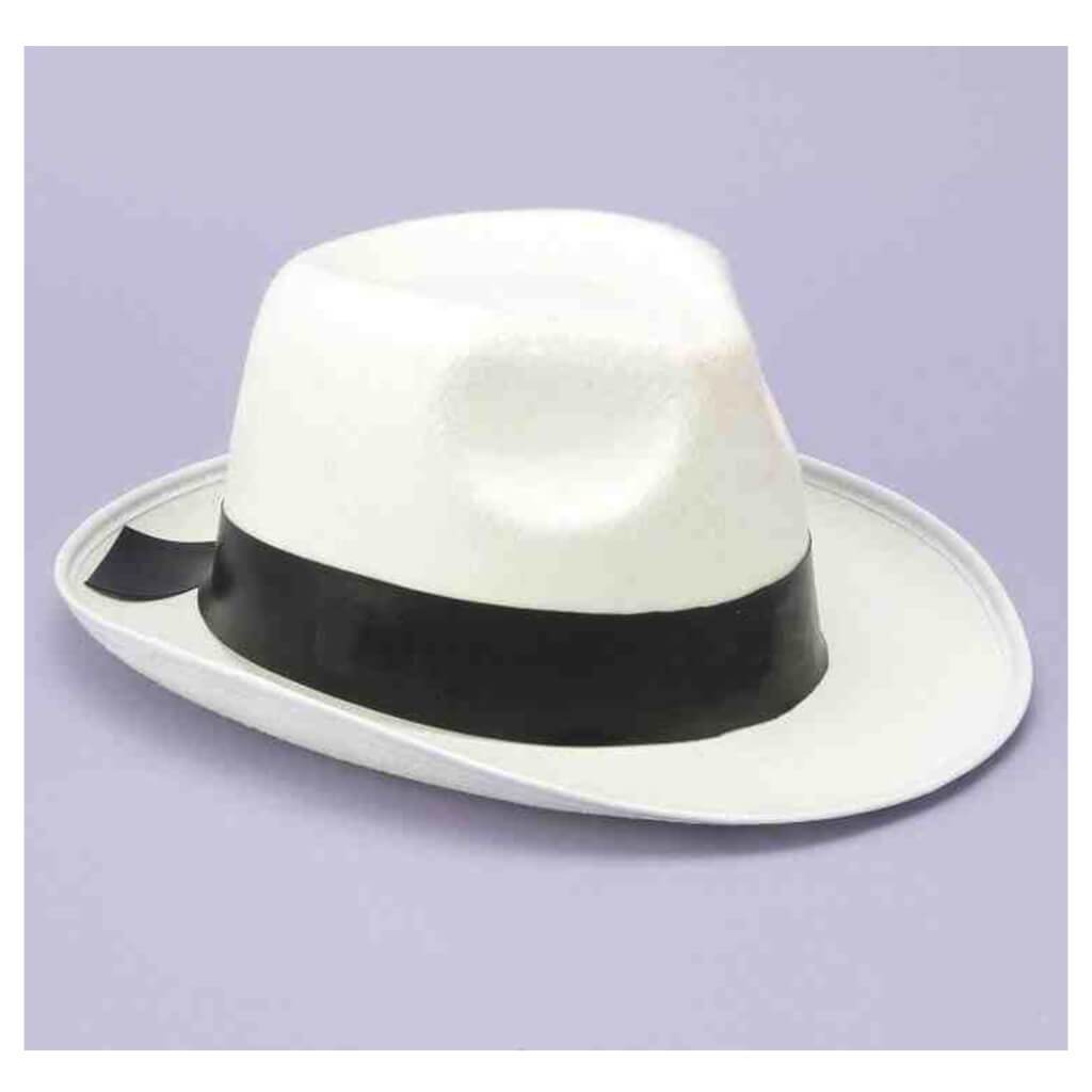 White Gangster Hat