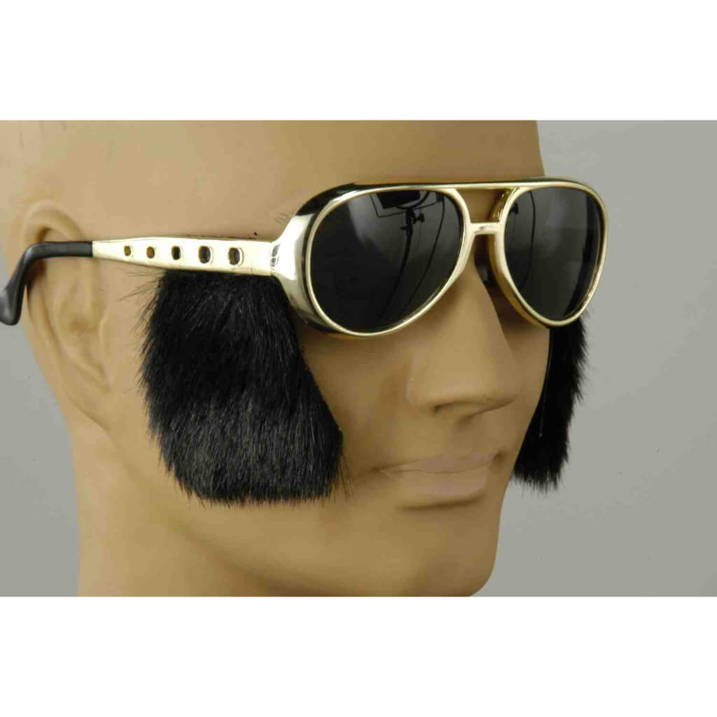 Rock N' Roll Glasses with Sideburns 