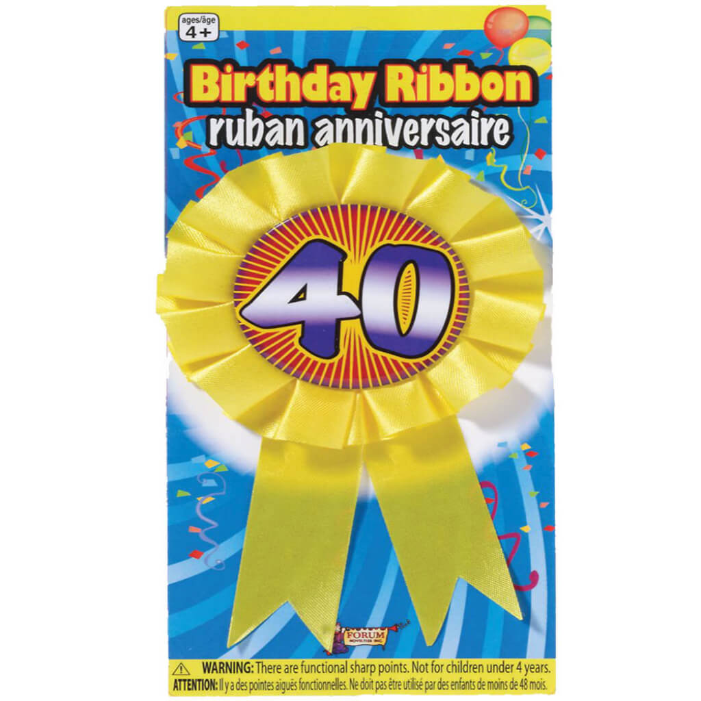 BIRTHDAY RIBBON 40 