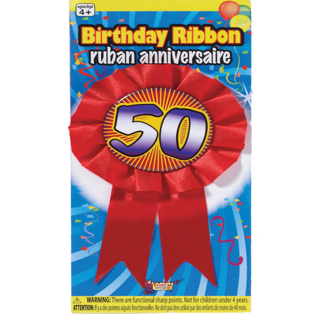 BIRTHDAY RIBBON 50 