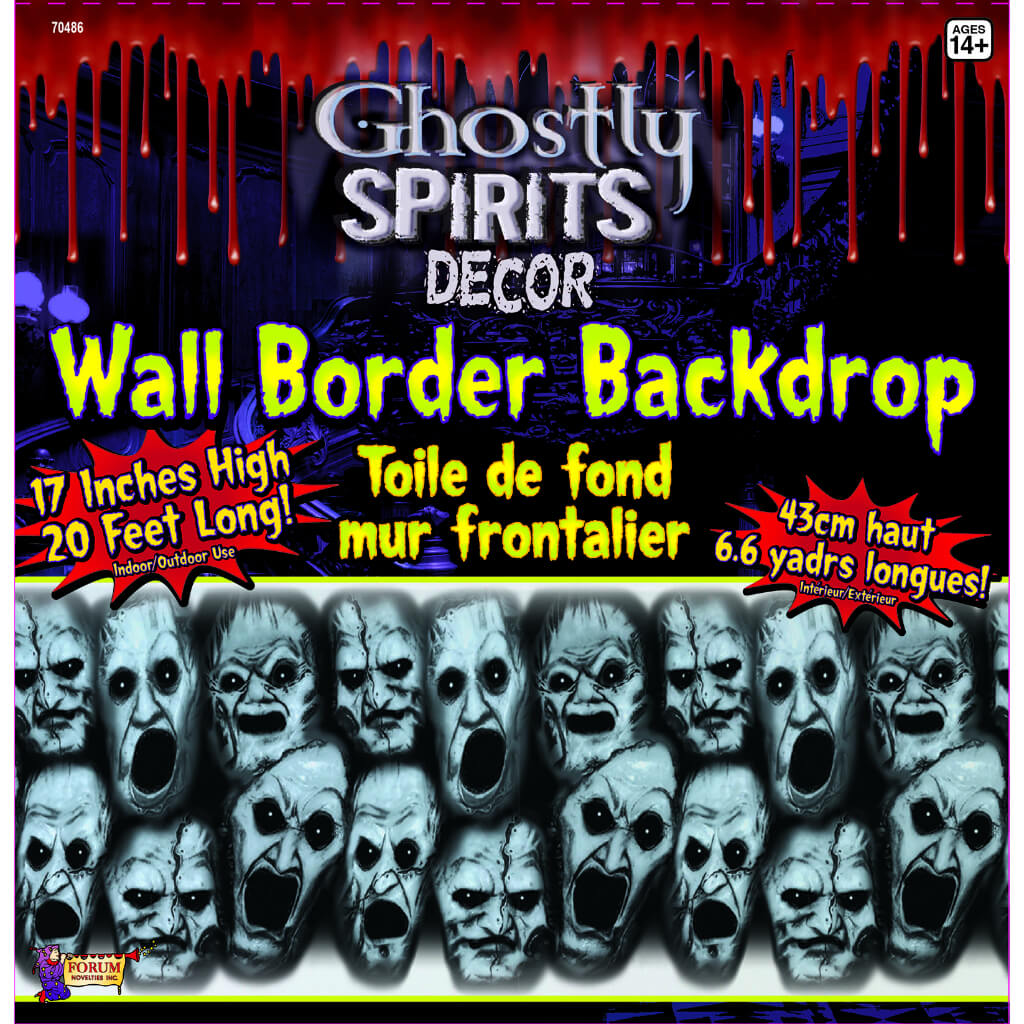 Ghostly Spirit Border Backdrop