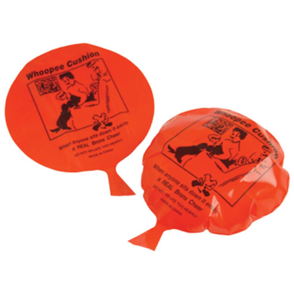 Plastic Whoopee Cushion - 2 Pieces 