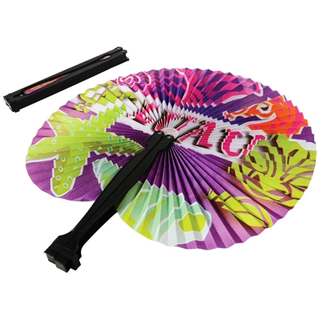 Luau Folding Fans