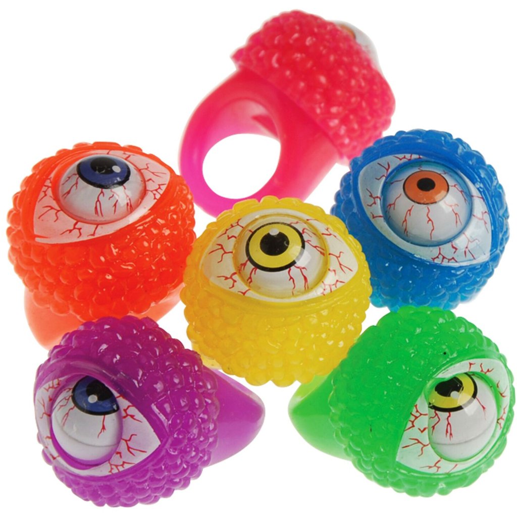 Rolling Monster Eye Rings