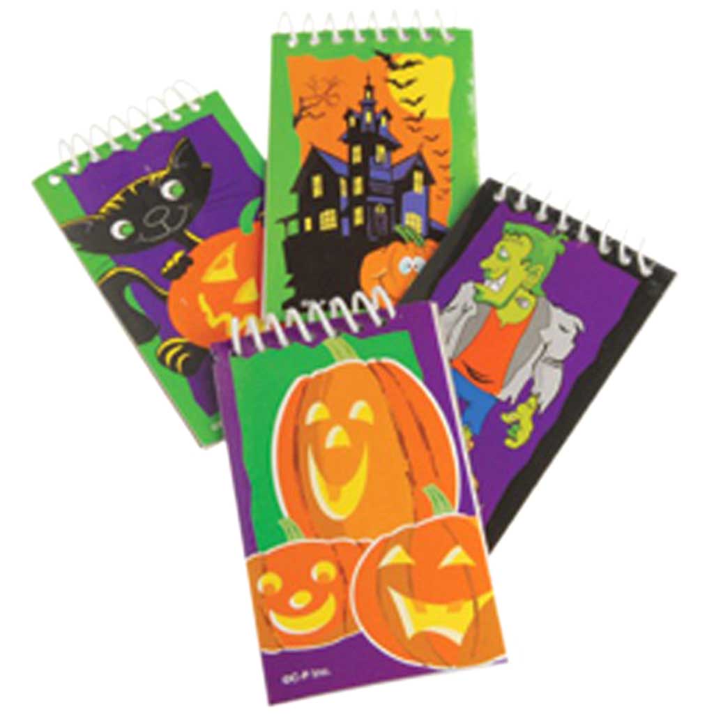 Halloween Notepads with Spiral