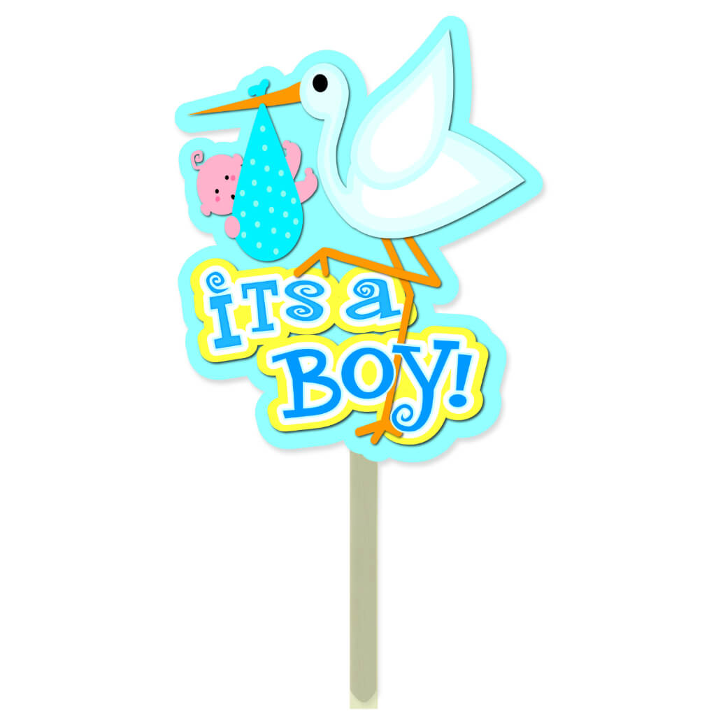 BABY ITS A BOY SIGN YARD 