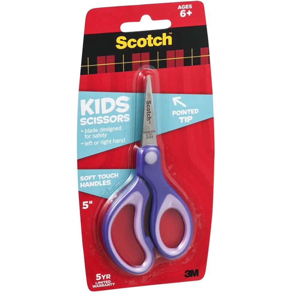 Soft Touch Pointed Kid Scissors 5in 