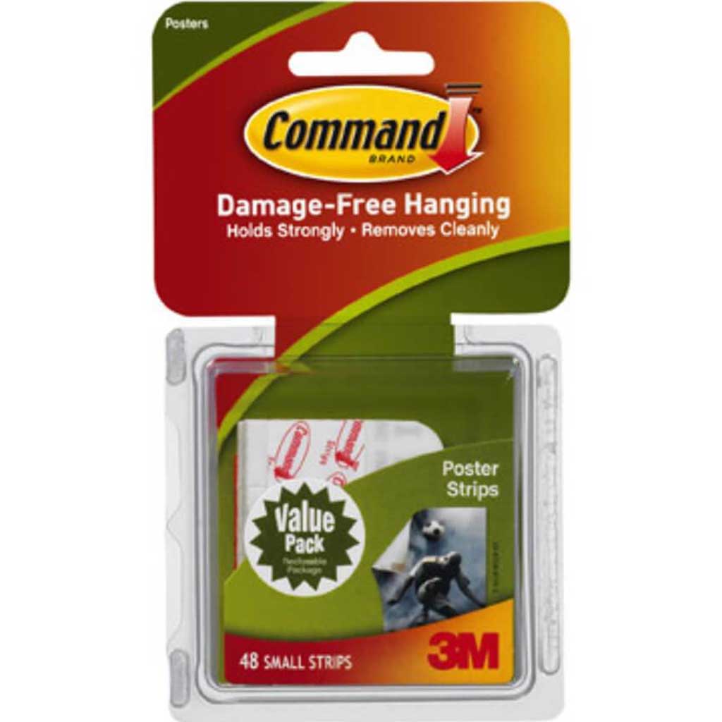 Command Poster Adhesive Strips Small Foam