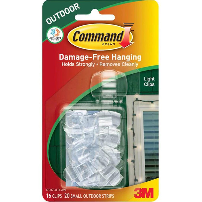 3M COMMAND Outdoor Light Clips
