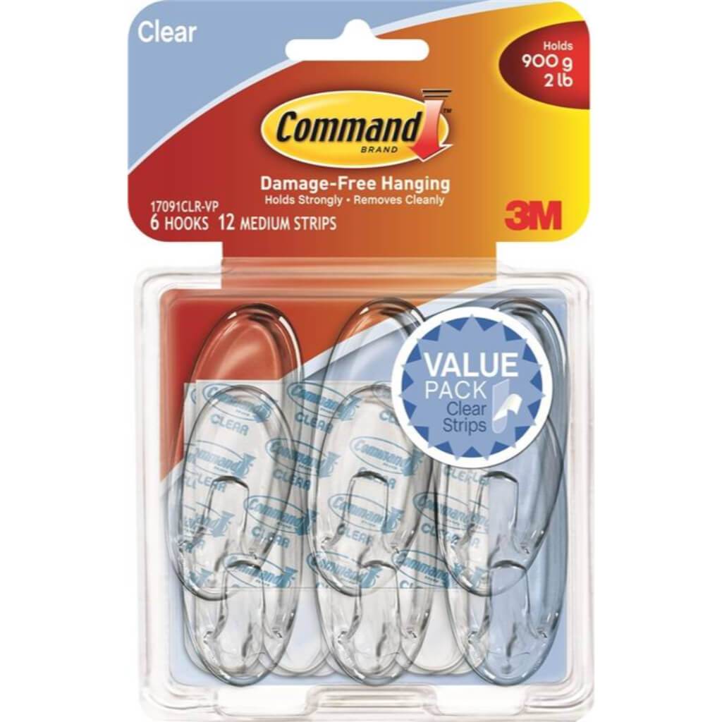 3M Command Clear Med Hook