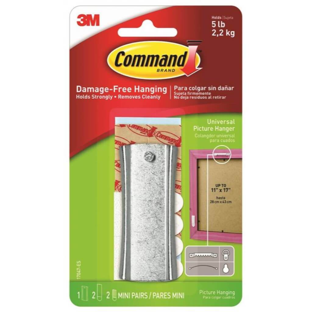 3M COMMAND Large Universal Picture Hanger Metal