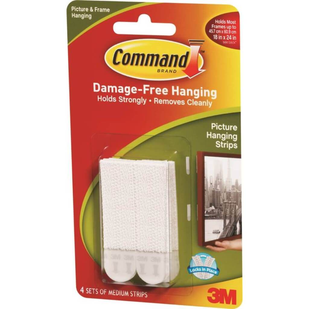 3M Command Picture Hanging Strips Medium Pack of 3