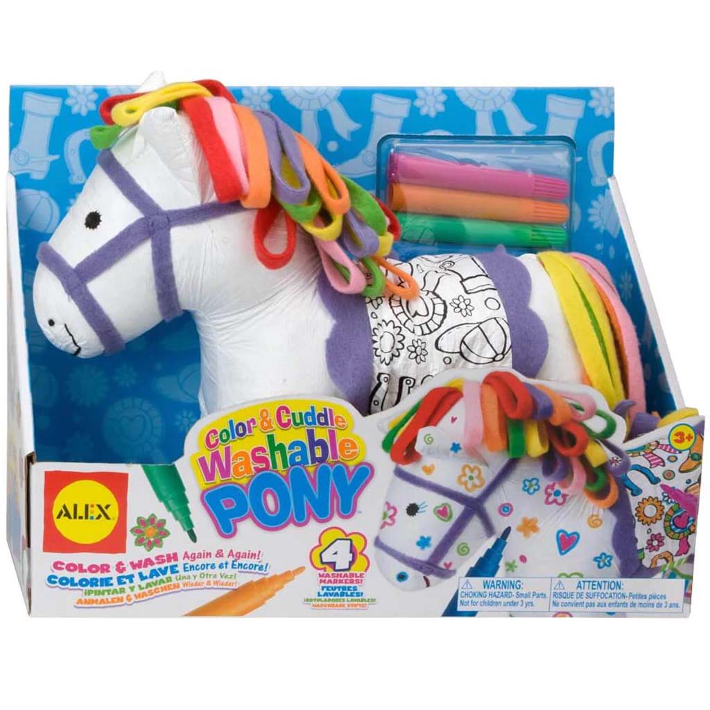 Color &amp; Cuddle Washable Pony