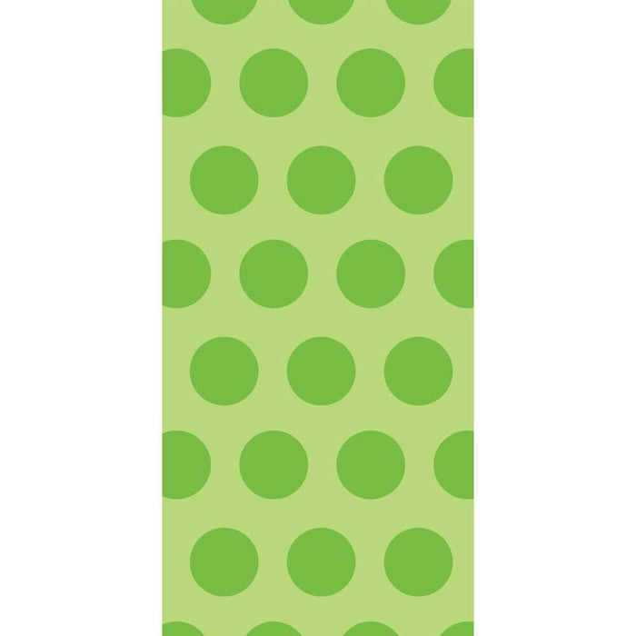 Fresh Lime Dots Cello Bags 20ct 